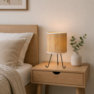 Table lamp with wire legs Adora pine 41-03300