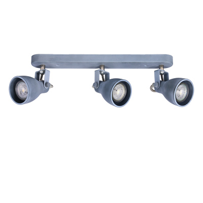 Wandlampenleiste 3X40W GU10 grau matt ASH 93-64301