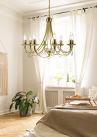 Lustre patiné 8xE14 60cm MUZA 38-69187