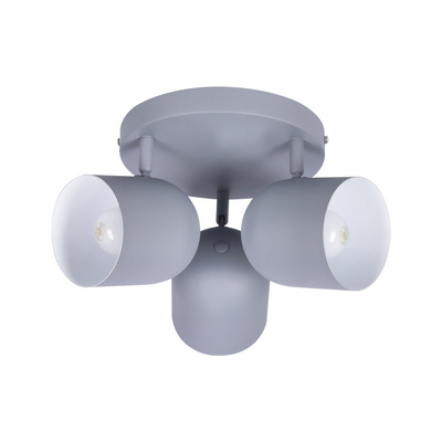 Plafonnier 3xE27 gris 32cm AZURO 98-63236