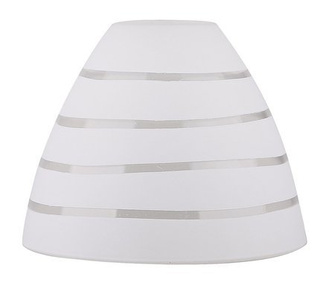 E27 gestreifter Opalglas-Lampenschirm für Uli Candellux 71-66121 Lampen