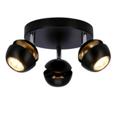 Boni plafond 3x3w gu10 led black