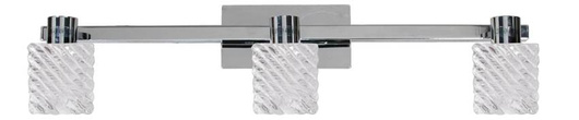 Wall lamp Candellux 93-45112 Alba strip 3X40W G9 chrome