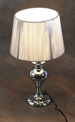 Bedside table lamp silver thread lampshade Gillenia Candellux 41-11954