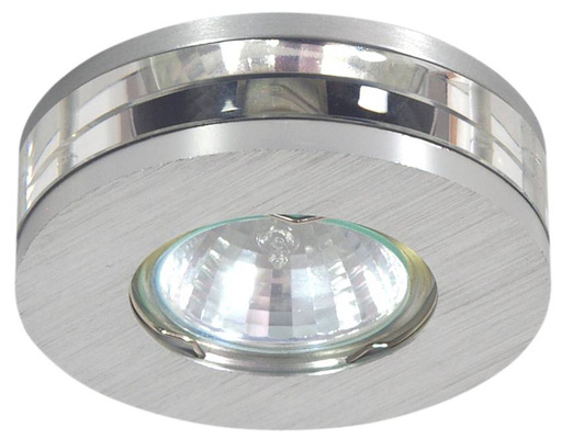 Satinierte runde Deckenleuchte aus Aluminium MR16 SA-05 Candellux 2224565