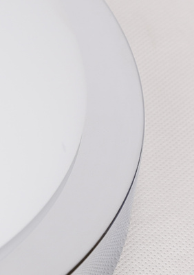 Plafonnier chrome 28cm salle de bain IP44 60W E27 Roda Candellux 11-9691