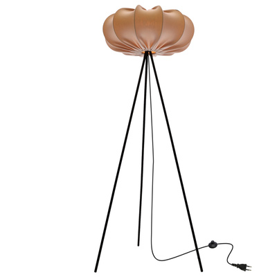 CAFEÉ floor lamp black 1x40W E27 shade 52/23 frappe