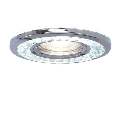 Round ceiling luminaire chrome eyelet 50W + LED SMD SK-92 2268705
