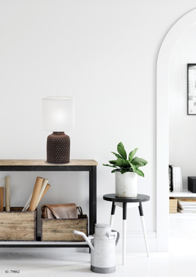 Table lamp brown ceramic bedside Iner Candellux 41-79862