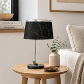 Table lamp 1X60W E27 black chrome IMPRESJA 41-45310