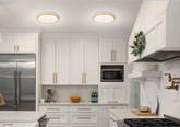 Plafon LED 18W biały + drewniany 4000K Gandava 13-75109