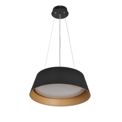 UMBRIA HÄNGELAMPE SCHWARZES HOLZ LED WEISSE LAMPE 31-24183