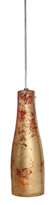 Flaschenüberhang 1X60W Rot/Gold