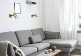 Wall lamp brass movable metal spot Colly 91-01702