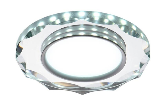 Oprawa Stropowa Oczko Candellux Ssp-25 Ch/Tr+Wh 8W Led 230V Ring Led Biały