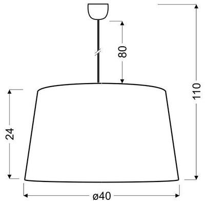 Candellux tiger 31-94462 e27 plafoniera suspendata alb si argintiu