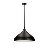 Hängelampe schwarz 42cm Viborg Ledea 50101267
