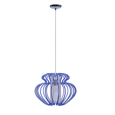 Plafoniera suspendata 1X60W E27 albastru IMPERIA 31-36592