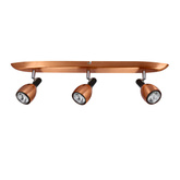 Wall lamp strip 3X50W GU10 copper CROSS 93-32782