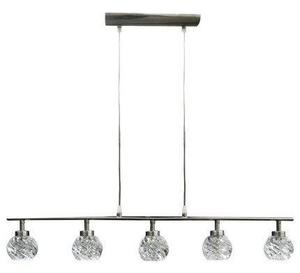 Ceiling lamp Candellux 35-04607 Gira 5X40W G9 satin nickel