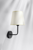 Wall lamp black and beige matte Pasteri 21-01344