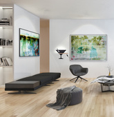 Wandleuchte schwarz LED Regalleuchte Piccolo Cord