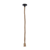 Suspension pour la lampe E27 100cm cordon marron 31-04888