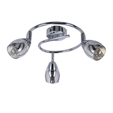 Virginia Ceiling lamp spiral chrome e14 with mirror shade 98-14047