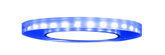 Ceiling Light Eyelet Candellux Ssp-23 Ch/Tr+Bl 8W Led 230V Ring Led Blue