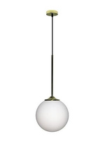Hängelampe gold/weiß Kugel 20cm Glasgow Ledea 50101281
