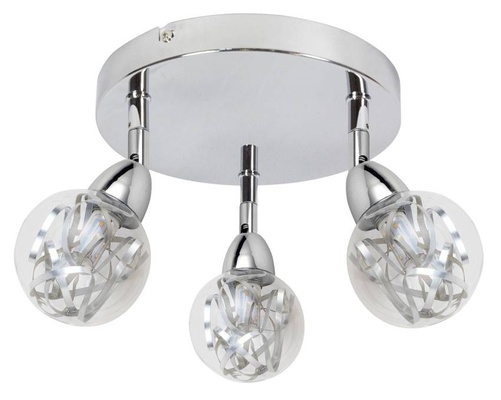 Lampa sufitowa BOLO spot regulowana 3-punktowa LED do salonu