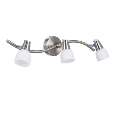 Wandlampenleiste 3X40W G9 Nickel-Chrom-Weiß SELIA 93-69993