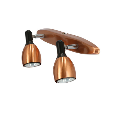 Wandlampenstreifen 2X50W GU10 Kupfer CROSS 92-32775