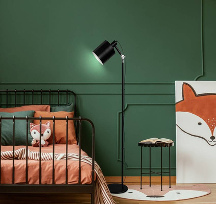 Lampadaire noir 166cm Zana 51-02853 