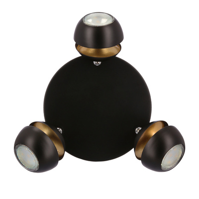 Boni plafond 3x3w gu10 led black