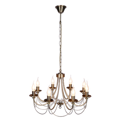 Lustre patiné 8xE14 60cm MUZA 38-69187