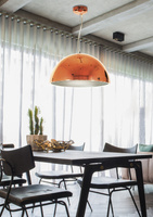 Hängende Deckenleuchte Candellux Amalfi 31-26392 E27 Kupfer