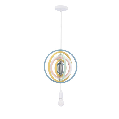 HOOPS 8 HANGING LAMP 1X20W E27 IQ KIDS MIX COLOR