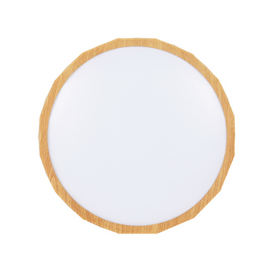 CADIX WOODEN LED CEILING LAMP 38.5 CM WHITE LAMPSHADE