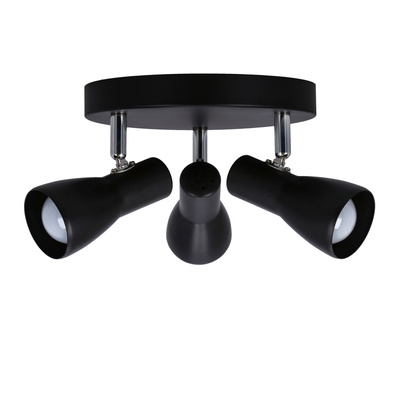 Lampa sufitowa plafon czarny mat regulowany Picardo 98-50793