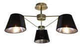 Ceiling lamp black/patina Cortez 33-54982