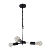 Suspension Sparta noire 3X60W E27 33-09371