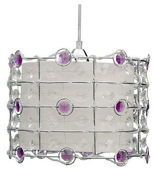Hanging ceiling lamp 1X40W E27 violet SENECA 31-02976