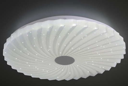 Plafonnier LED blanc 48,5 cm luminosité couleur variable + télécommande 14-75239