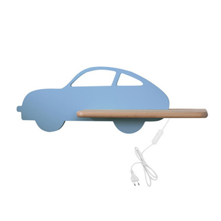 Applique murale étagère 5W LED 4000K IQ Kids Car bleu 21-85085