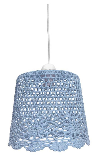 Lampa suspendata ajurata Nonna 31-38661 albastra