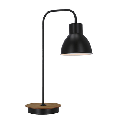 Lampka stołowa gabinetowa czarna Vario 41-73488