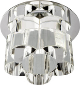 Ceiling lamp Candellux G4 chrome crystal fixed