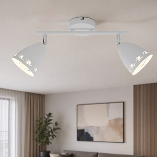 Wandleuchte 2X40W E14 weiß matt COTY 92-67128