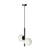 Hanging lamp black matt/gold 2xE14 Duo 32-01269